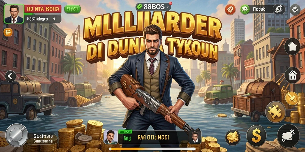 Tampilan menarik dari gameplay Tycoon di 88BOS.