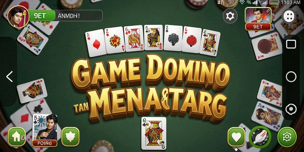 Screenshot gameplay 9ET yang menunjukkan suasana permainan Domino.