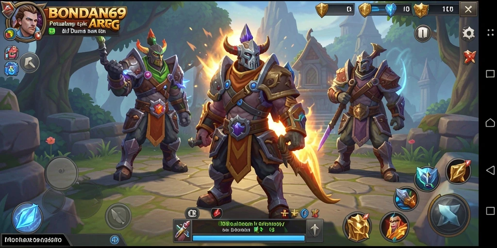 Tampilan gameplay ARPG yang mendebarkan dari BONDAN69.