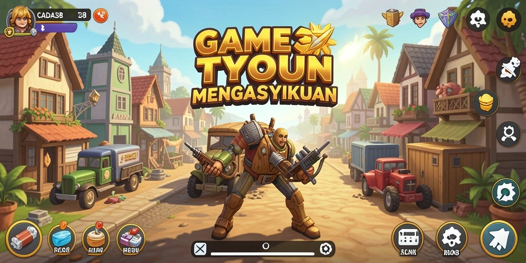 Tampilan gameplay Tycoon yang menarik dan interaktif.