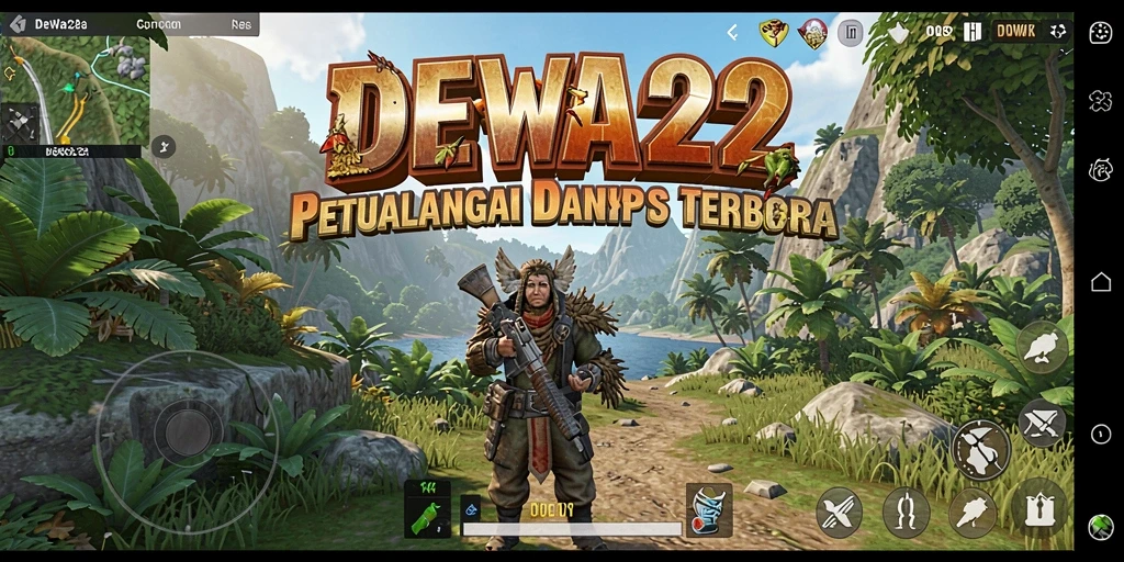 Tampilan menarik dari gameplay DEWA22 dalam dunia Open World.