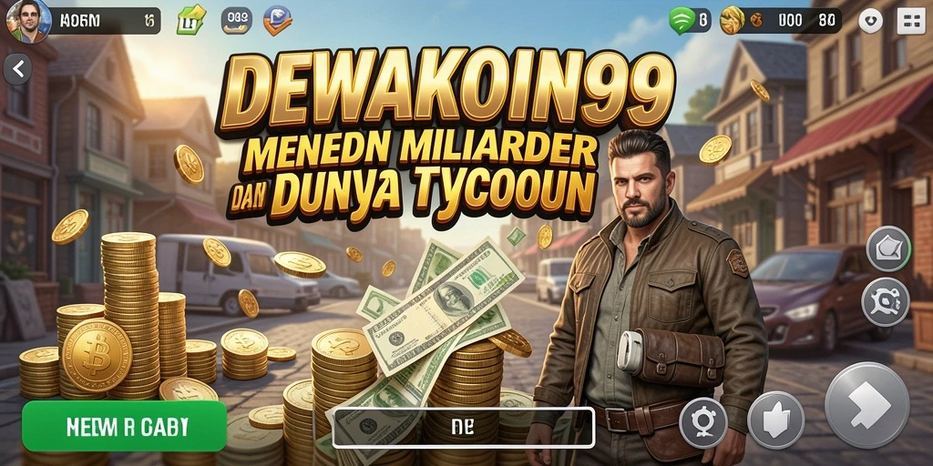 Tampilan menarik dari gameplay DEWAKOIN99 yang penuh strategi Tycoon.
