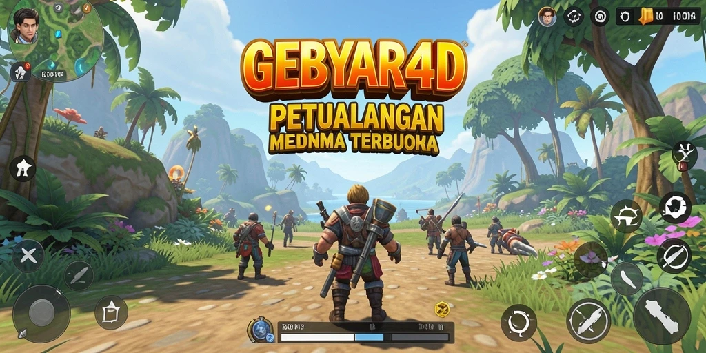 GEBYAR4D memperlihatkan gameplay petualangan Open World yang seru.
