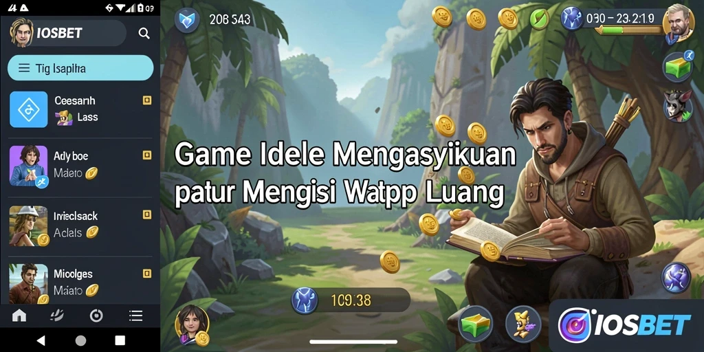 Screenshot dari gameplay seru di IOSBET, menampilkan aksi Idle yang menarik.