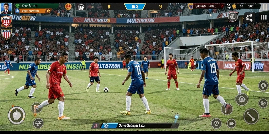 Tampilan gameplay yang mendebarkan di MULTIBET88.