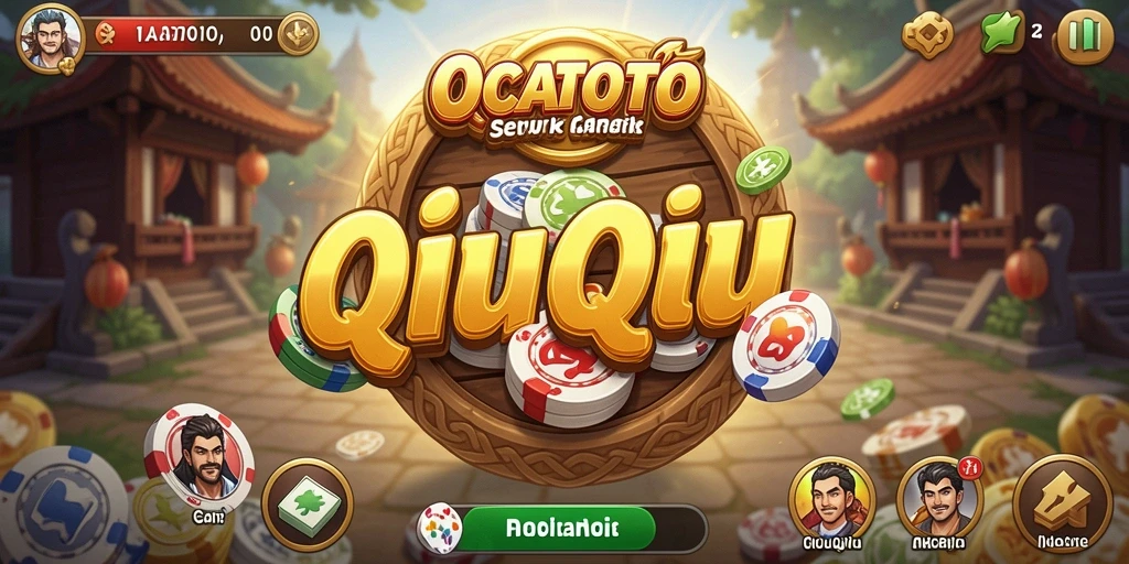 Tampilan gameplay QiuQiu yang menegangkan dan seru di OCATOTO.