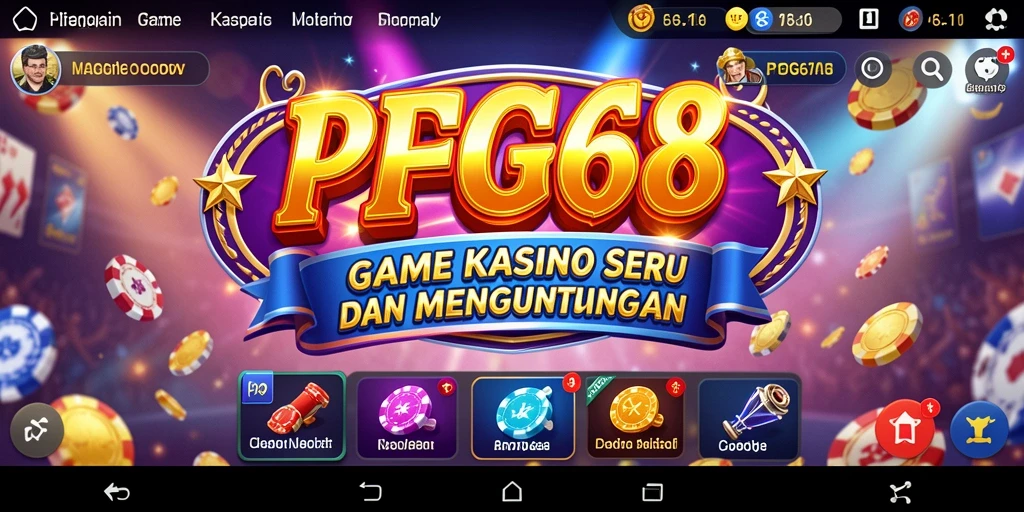 Tampilan menarik gameplay PGG68 yang penuh dengan kesempatan menang.