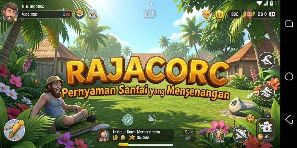 Tampilan menarik dari gameplay RAJACORC yang mengasyikkan.